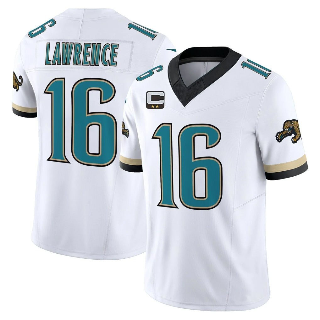 My Store J.Jaguars #16 Trevor Lawrence Player White Prowler Throwback Vapor F.U.S.E. Limited Home Game Stitched Jerseys