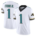 My Store J.Jaguars #1 Montaric Brown Player White Prowler Throwback Vapor F.U.S.E. Limited Home Game Stitched Jerseys