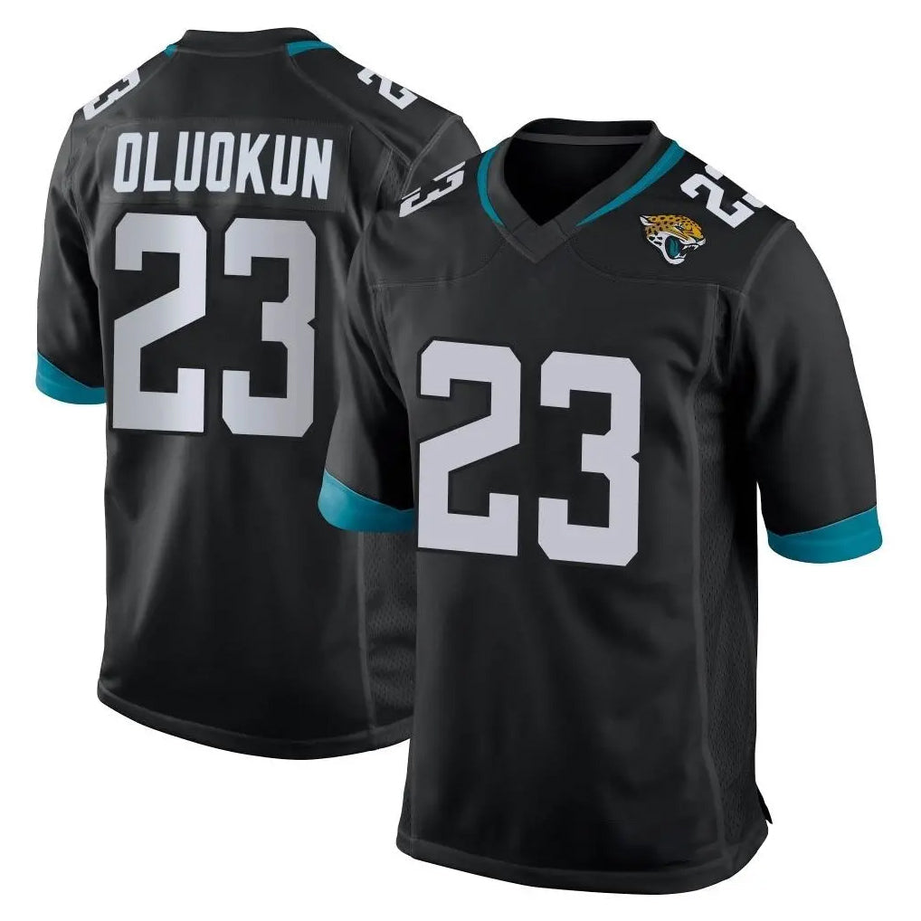 My Store J.Jaguars #23 Foyesade Oluokun Player Black Home Game Stitched Jerseys