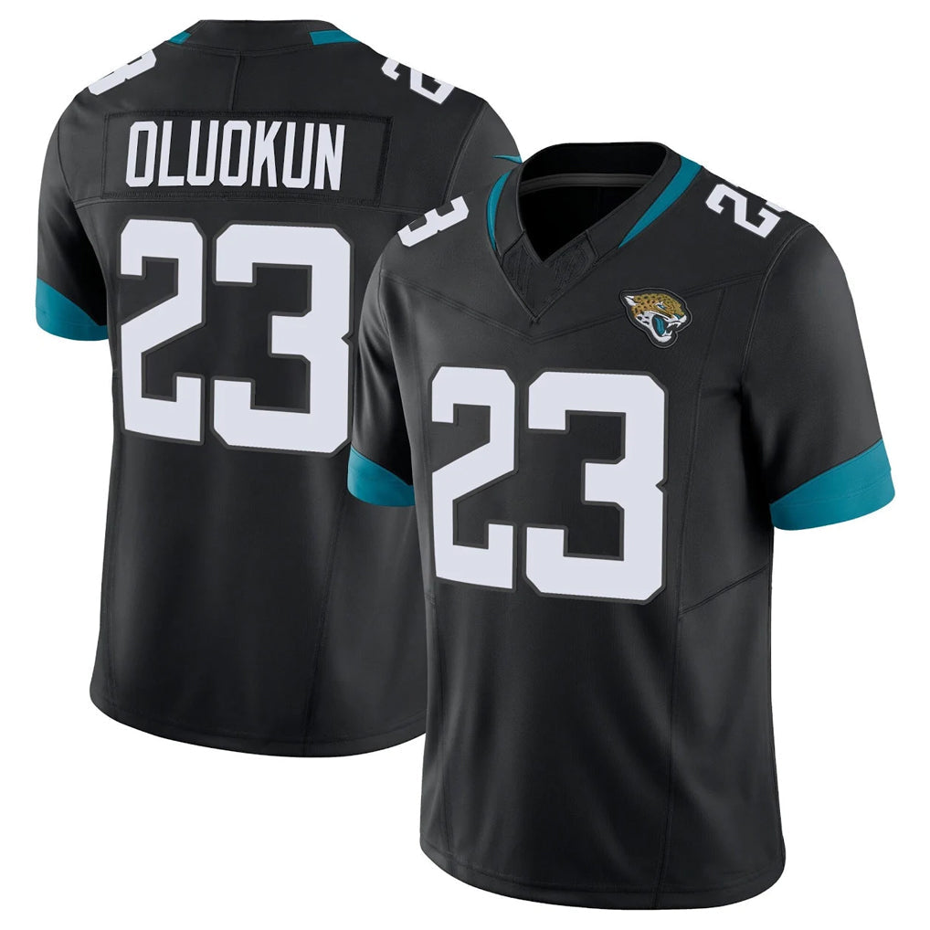 My Store J.Jaguars #23 Foyesade Oluokun Player Black Vapor F.U.S.E. Limited Home Game Stitched Jerseys