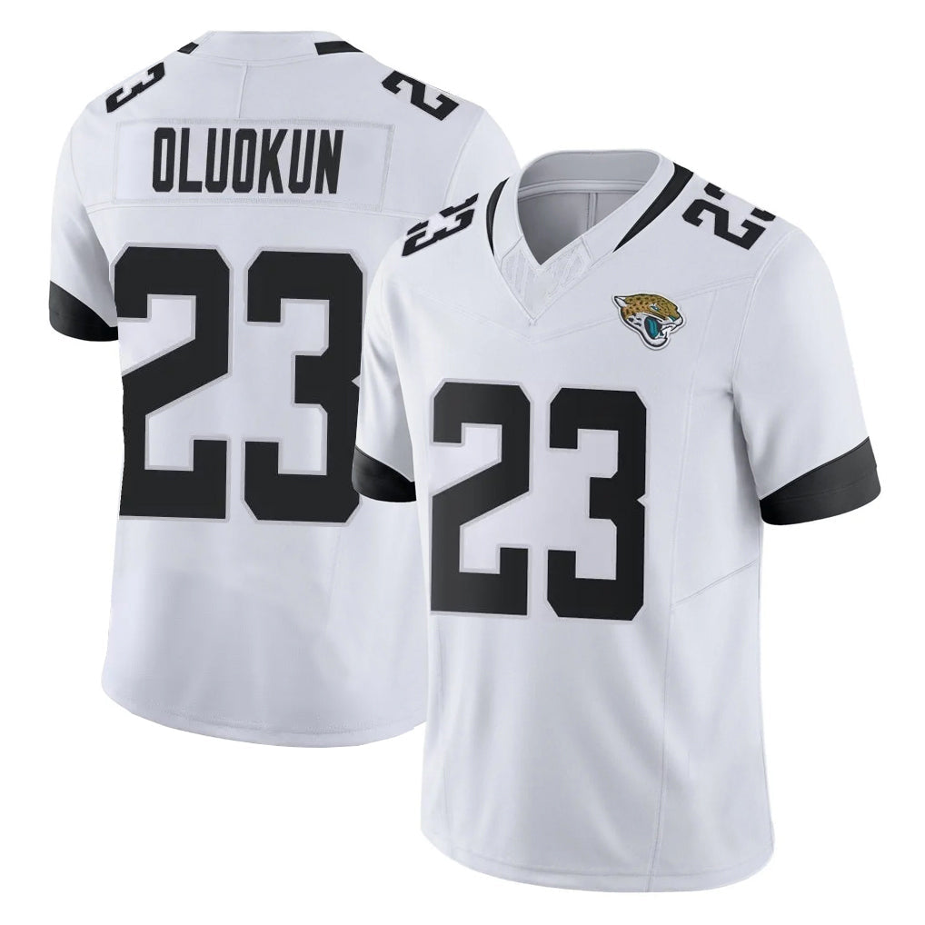 My Store J.Jaguars #23 Foyesade Oluokun Player White Vapor F.U.S.E. Limited Home Game Stitched Jerseys