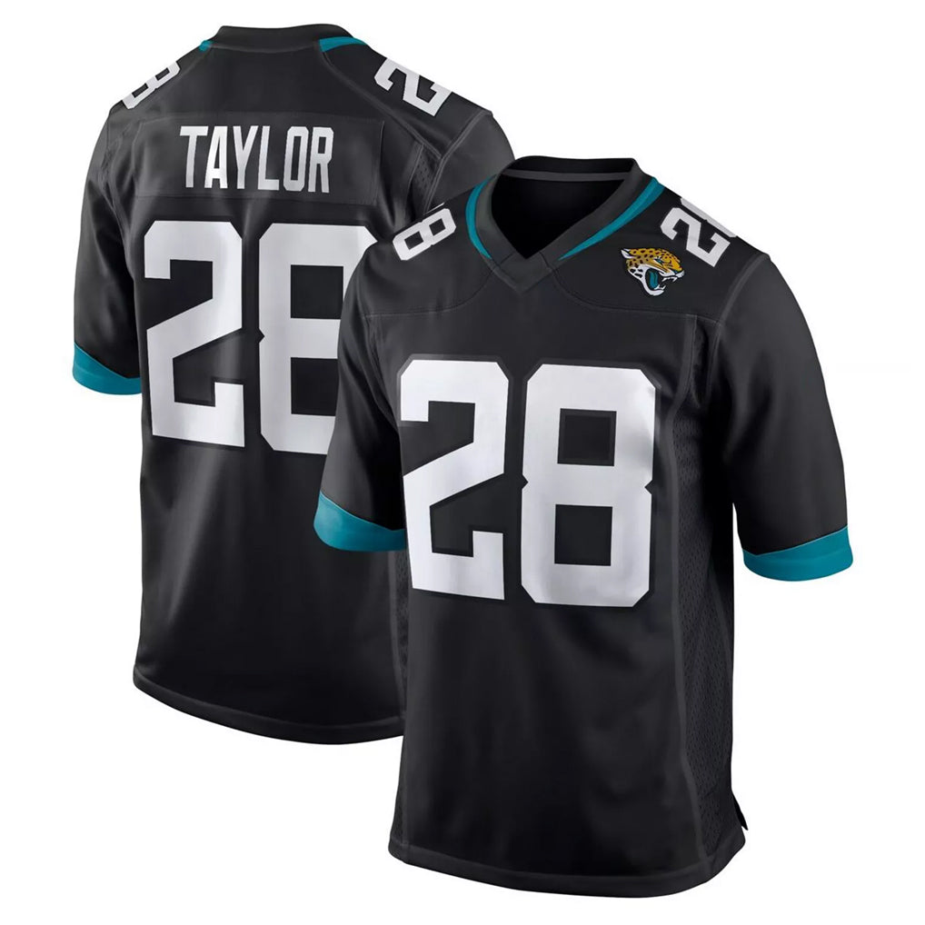 My Store J.Jaguars #28 Fred Taylor Player Black Home Game Stitched Jerseys