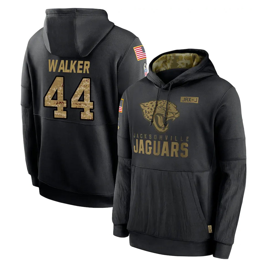 My Store J.Jaguars #44 Travon Walker Player Black Salute to Service Hoodies Limited Game Stitched Jerseys