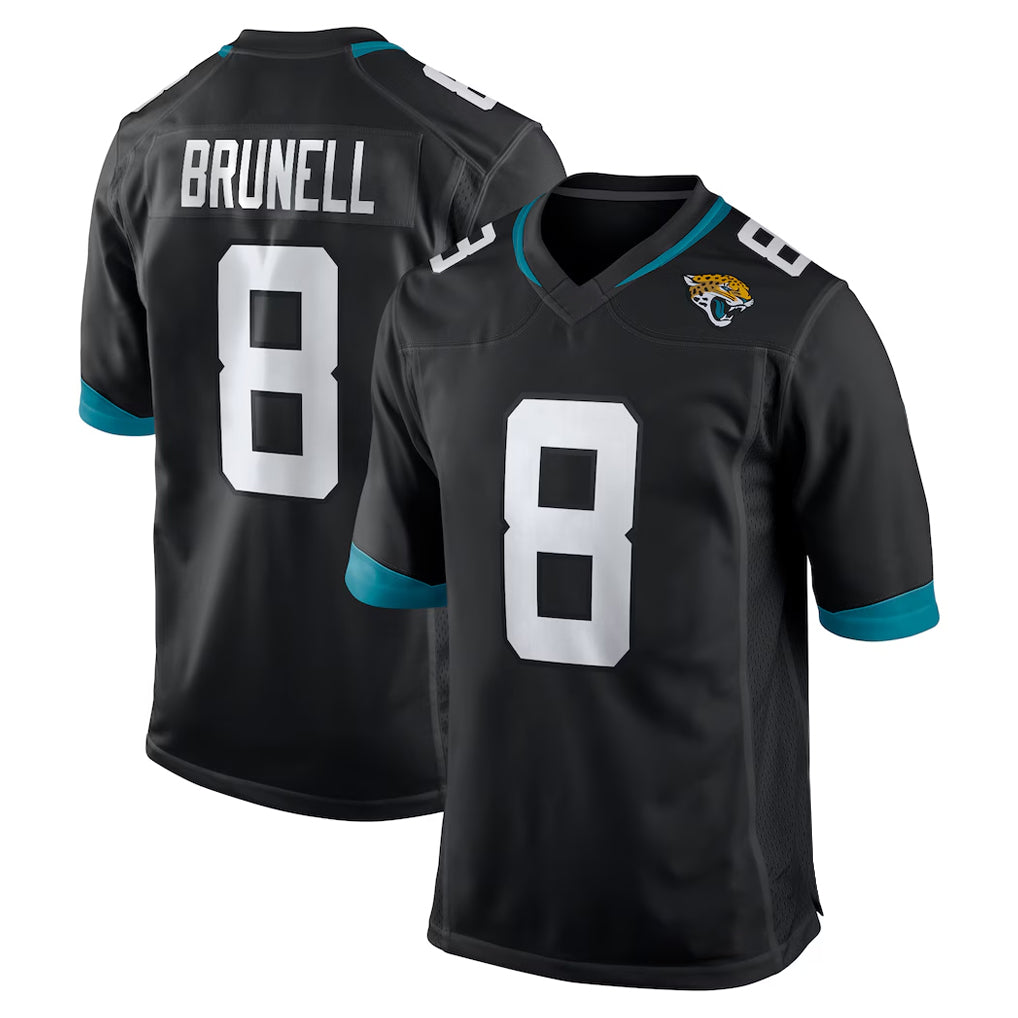 My Store J.Jaguars #8 Mark Brunell?Player Black Home Game Stitched Jerseys