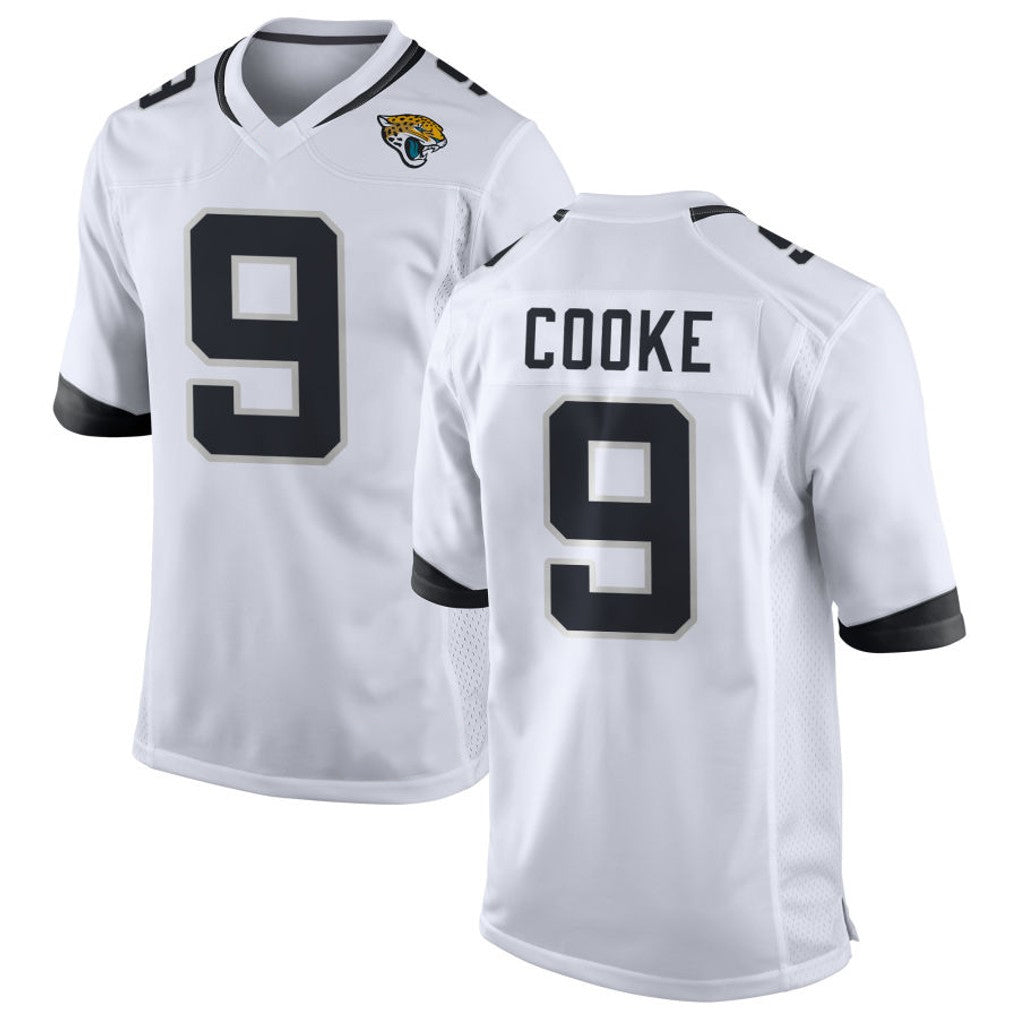 My Store J.Jaguars #9 Logan Cooke Player White Home Game Stitched Jerseys