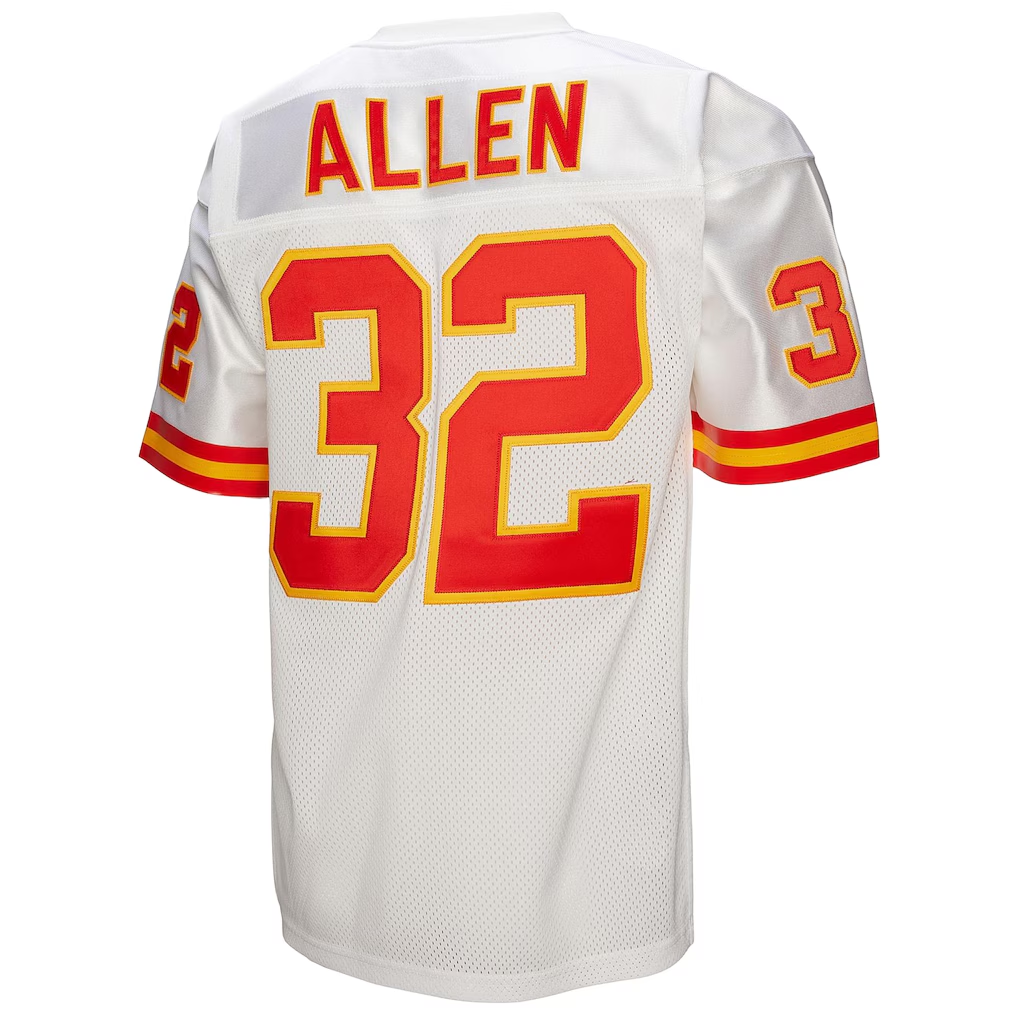 My Store KC.Chiefs 1994 #32 Marcus Allen Mitchell & Ness White Authentic Throwback Retired Player Stitched Jerseys