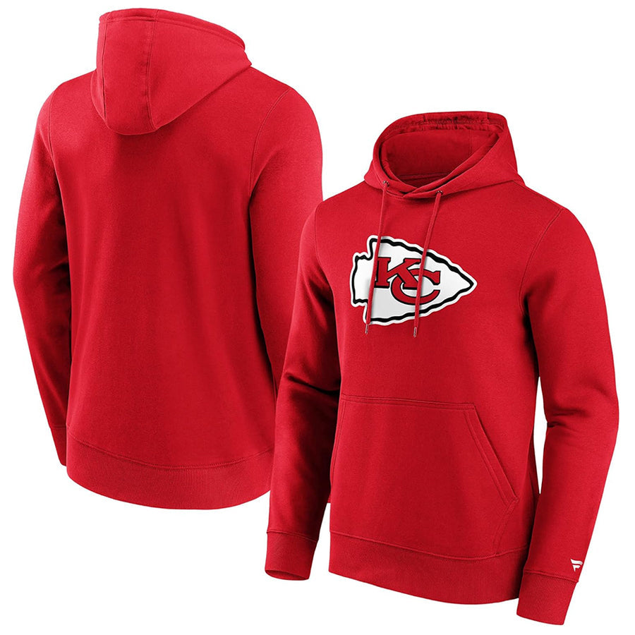 My Store Custom KC.Chiefs Blank Player Red Pullover Hoodie Stitched Jerseys