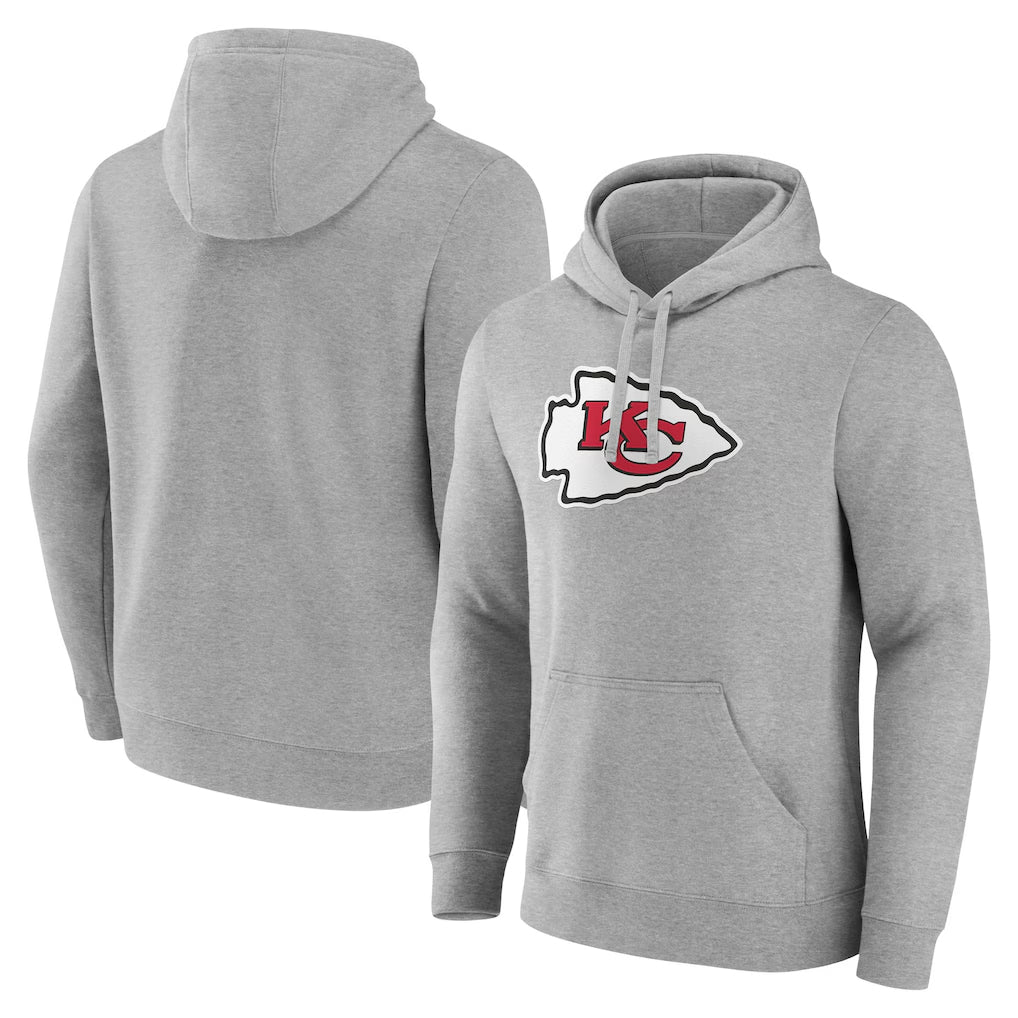 My Store KC.Chiefs Gray Pullover Hoodies Limited Blank Player Stitched Jerseys