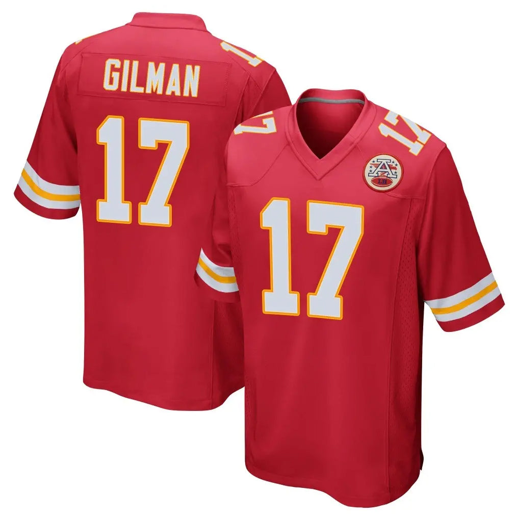 My Store KC.Chiefs #17 Alohi Gilman Player Red Home Game Stitched Jerseys