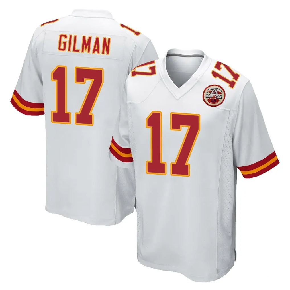 My Store KC.Chiefs #17 Alohi Gilman Player White Home Game Stitched Jerseys