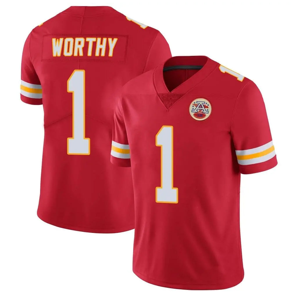 My Store KC.Chiefs #1 Xavier Worthy Player Red Limited Vapor Untouchable Home Game Stitched Jerseys