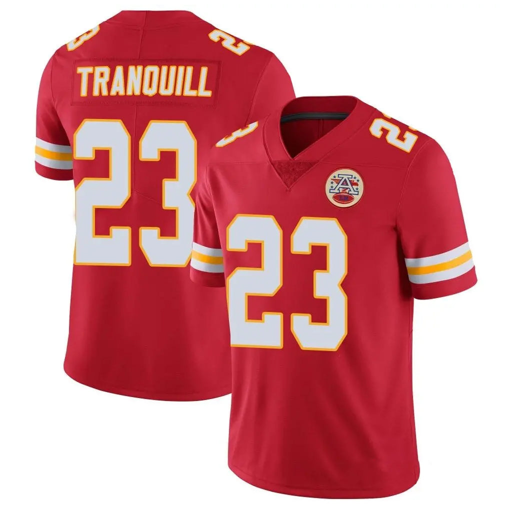 My Store KC.Chiefs #23 Drue Tranquill Player Red Limited Vapor Untouchable Home Game Stitched Jerseys