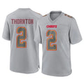 My Store KC.Chiefs #2 Tyquan Thornton Player Gray Atmosphere Fashion Game Stitched Jerseys