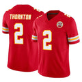 My Store KC.Chiefs #2 Tyquan Thornton Player Red Limited Vapor F.U.S.E. Home Game Stitched Jerseys