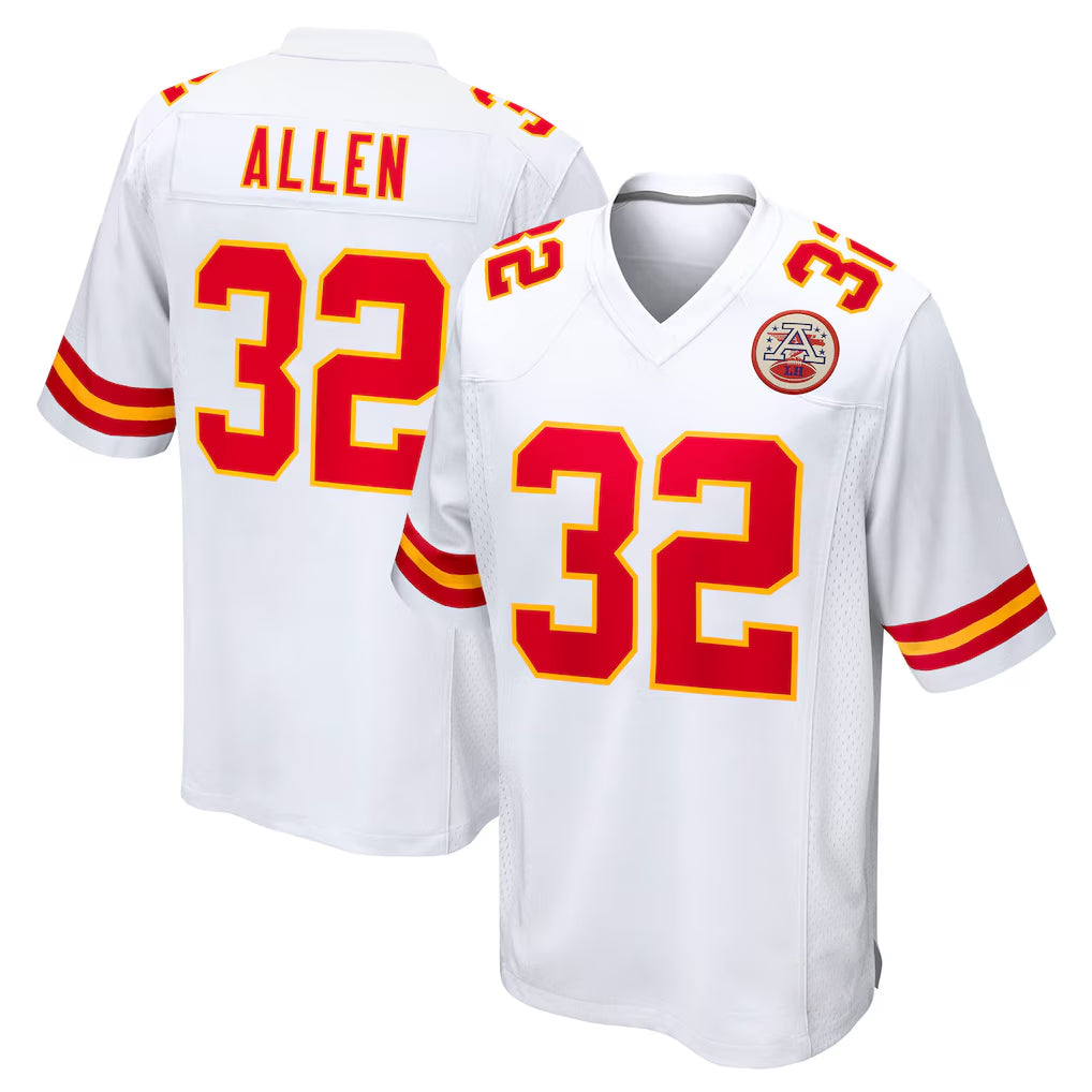 My Store KC.Chiefs #32 Marcus Allen Player White Home Game Stitched Jerseys