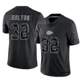 My Store KC.Chiefs #32 Nick Bolton Player Black Limited Reflective Game Stitched Jerseys