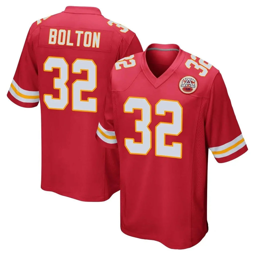 My Store KC.Chiefs #32 Nick Bolton Player Red Home Game Stitched Jerseys