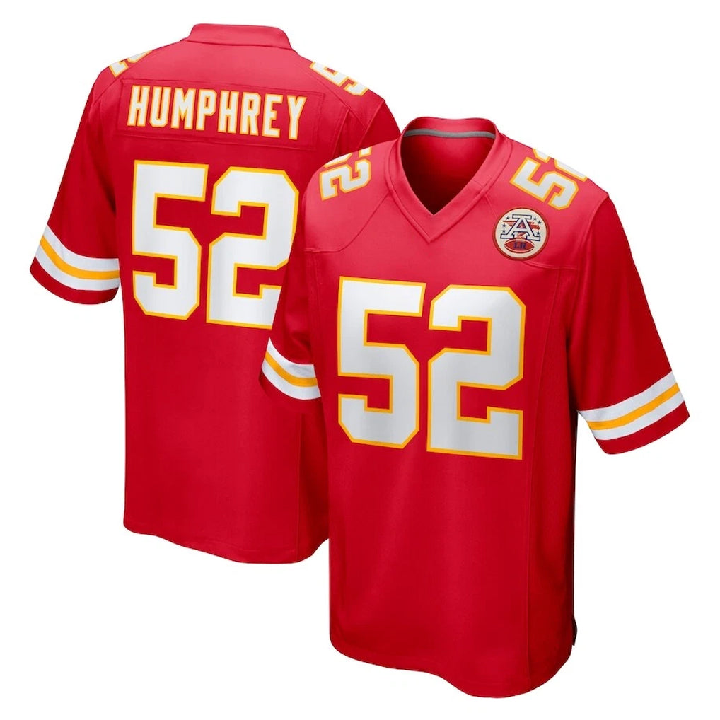 My Store KC.Chiefs #52 Creed Humphrey Player Red Home Game Stitched Jerseys