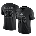 My Store KC.Chiefs #56 George Karlaftis Player Black Limited Reflective Game Stitched Jerseys