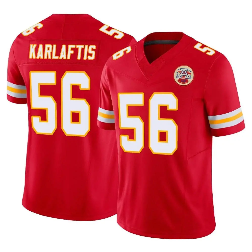 My Store KC.Chiefs #56 George Karlaftis Player Red Limited Vapor F.U.S.E. Home Game Stitched Jerseys