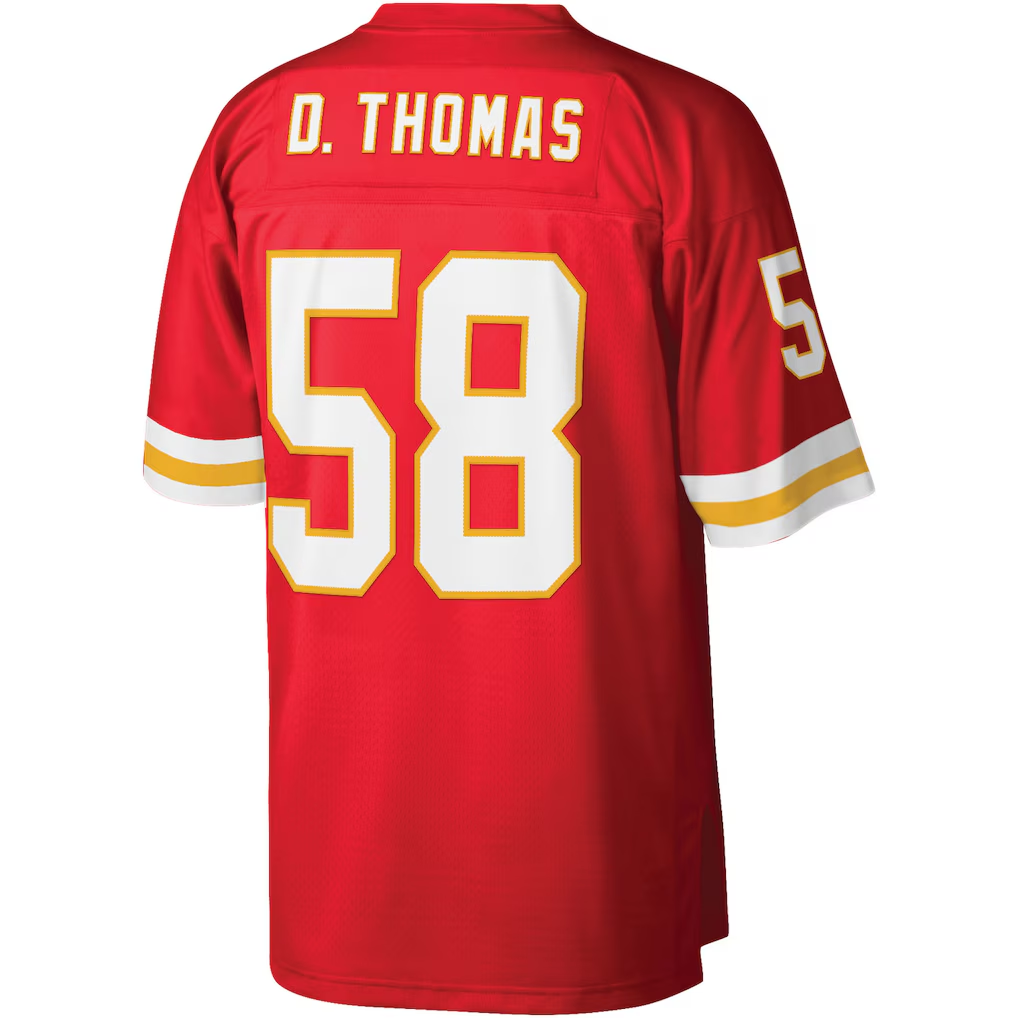 My Store KC.Chiefs #58 Derrick Thomas Mitchell & Ness Red Legacy Replica Stitched Jerseys