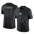 My Store KC.Chiefs #58 Derrick Thomas Player Black Limited Reflective Game Stitched Jerseys