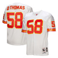 My Store KC.Chiefs #58 Derrick Thomas Player White Mitchell & Ness 1994 Throwback Retired Stitched Jerseys
