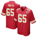 My Store KC.Chiefs #65 Trey Smith Player Red Home Game Stitched Jerseys