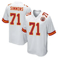 My Store KC.Chiefs #71 Josh Simmons Player White Home Game Stitched Jerseys