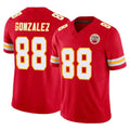 My Store KC.Chiefs #88 Tony Gonzalez Player Red Limited Vapor F.U.S.E. Home Game Stitched Jerseys