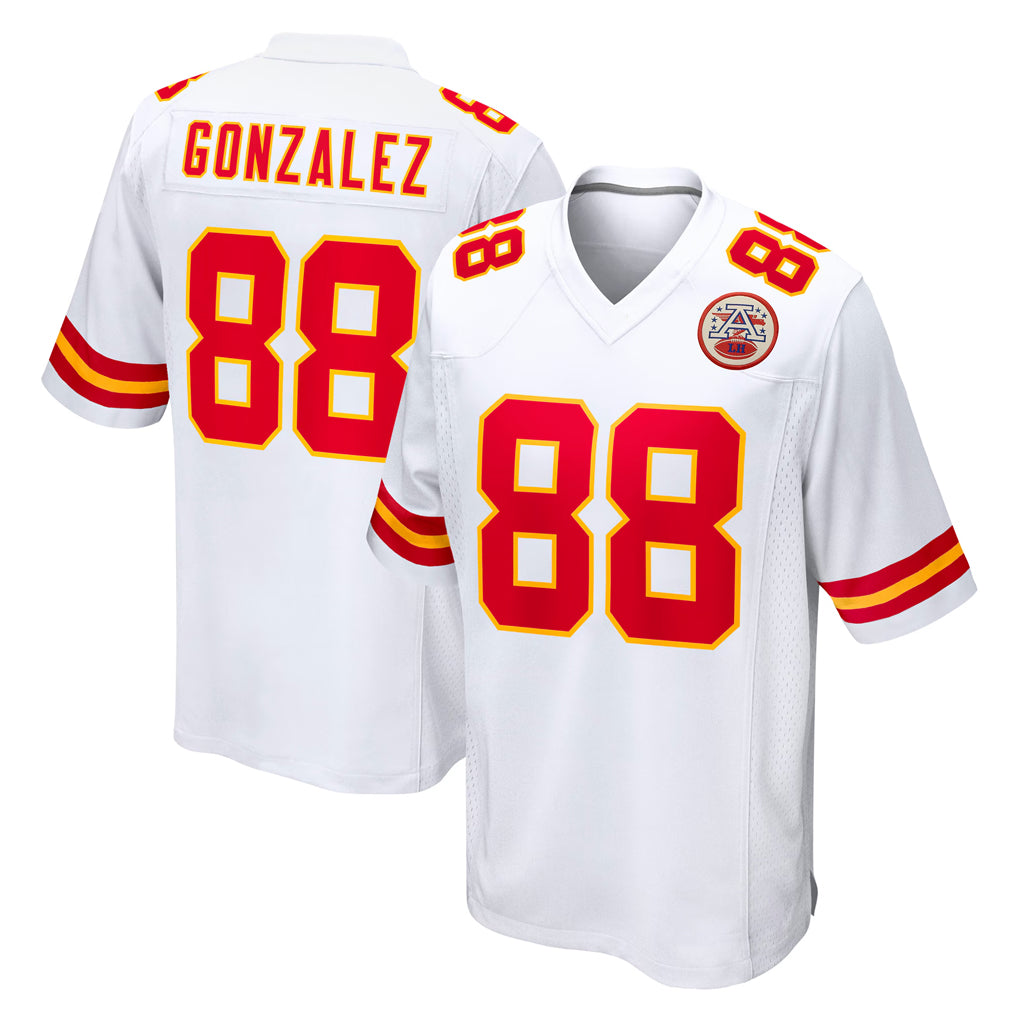 My Store KC.Chiefs #88 Tony Gonzalez Player White Home Game Stitched Jerseys