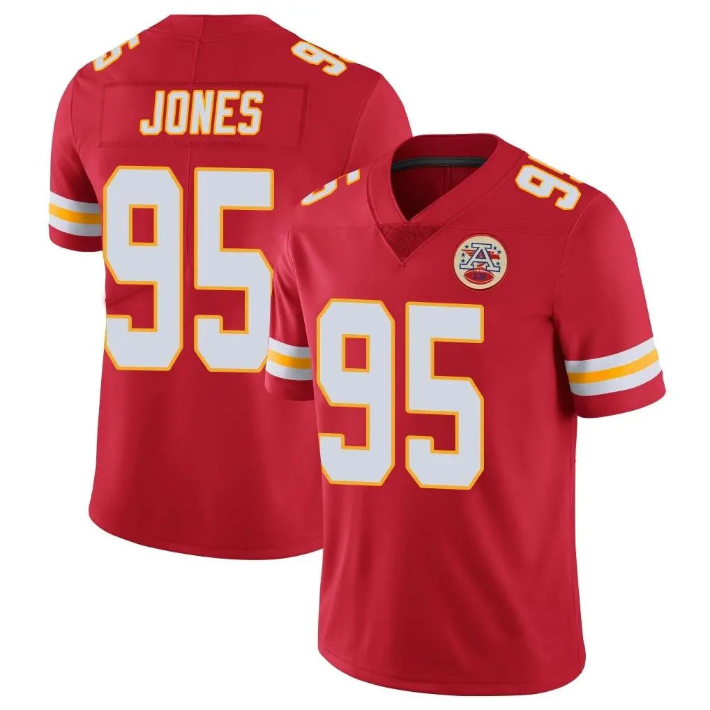 My Store KC.Chiefs #95 Chris Jones Player Red Limited Vapor Untouchable Home Game Stitched Jerseys
