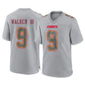 My Store KC.Chiefs #9 Kenneth Walker III Player Gray Atmosphere Fashion Game Stitched Jerseys