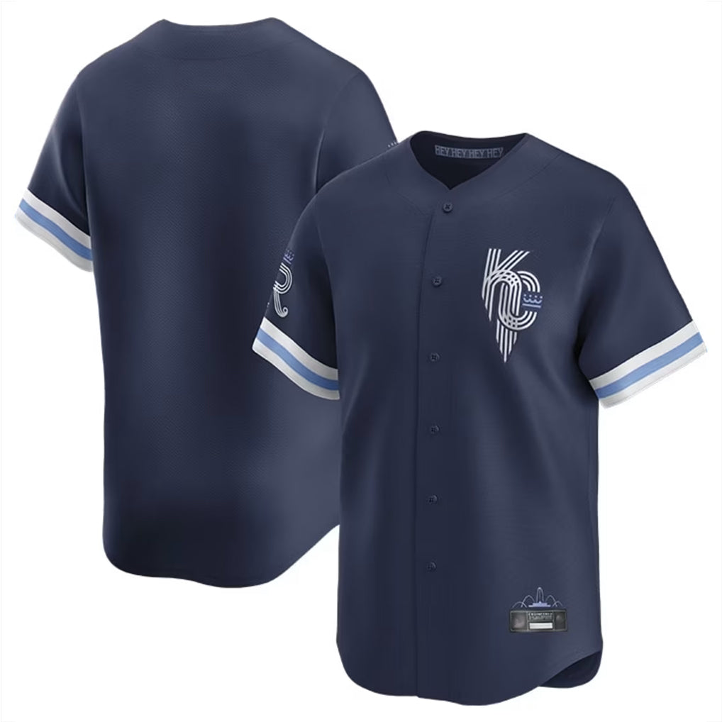 My Store KC.Royals Navy City Connect Limited Home Blank Player Stitched Jerseys