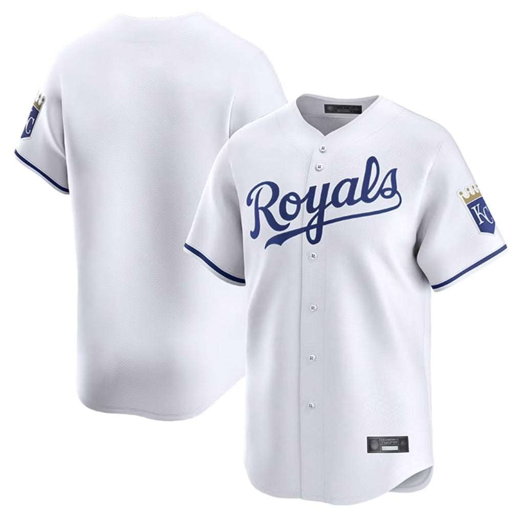 My Store KC.Royals White Alt Limited Home Blank Player Stitched Jerseys
