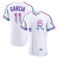 My Store KC.Royals #11 Maikel Garcia Player White 2026 City Connect Limited Elite Home Stitched Jerseys