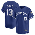 My Store KC.Royals #13 Salvador Perez Player Royal Limited Home Stitched Jerseys