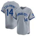 My Store KC.Royals #14 Jac Caglianone Player Gray Limited Home Stitched Jerseys