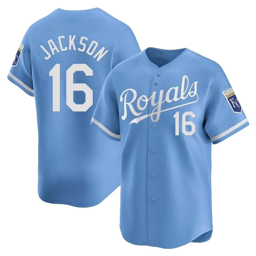 My Store KC.Royals #16 Bo Jackson Player Light Blue Alt Limited Home Stitched Jerseys