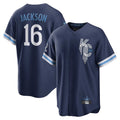 My Store KC.Royals #16 Bo Jackson Player Navy City Connect Home Game Stitched Jerseys