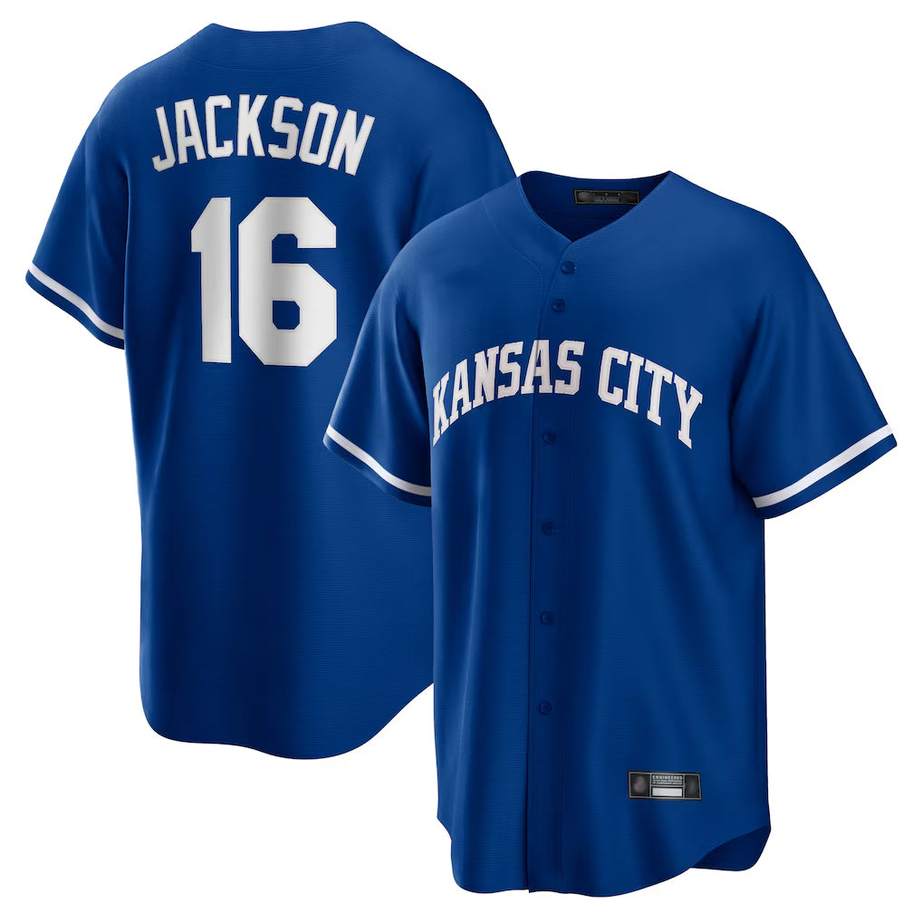 My Store KC.Royals #16 Bo Jackson Player Royal Game Home Stitched Jerseys