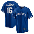 My Store KC.Royals #16 Bo Jackson Player Royal Game Home Stitched Jerseys