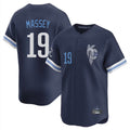My Store KC.Royals #19 Michael Massey Player Navy City Connect Limited Home Stitched Jerseys