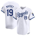 My Store KC.Royals #19 Michael Massey Player White Alt Limited Home Stitched Jerseys