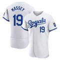 My Store KC.Royals #19 Michael Massey Player White Limited Elite Home Game Stitched Jerseys