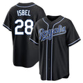 My Store KC.Royals #28 Kyle Isbel Player Black Carbon Fashion Home Game Stitched Jerseys