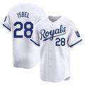 My Store KC.Royals #28 Kyle Isbel Player White Alt Limited Home Stitched Jerseys
