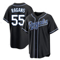 My Store KC.Royals #55 Cole Ragans Player Black Carbon Fashion Home Game Stitched Jerseys