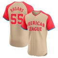 My Store KC.Royals #55 Cole Ragans Player Cream American League All-Star Limited Elite Home Stitched Jerseys