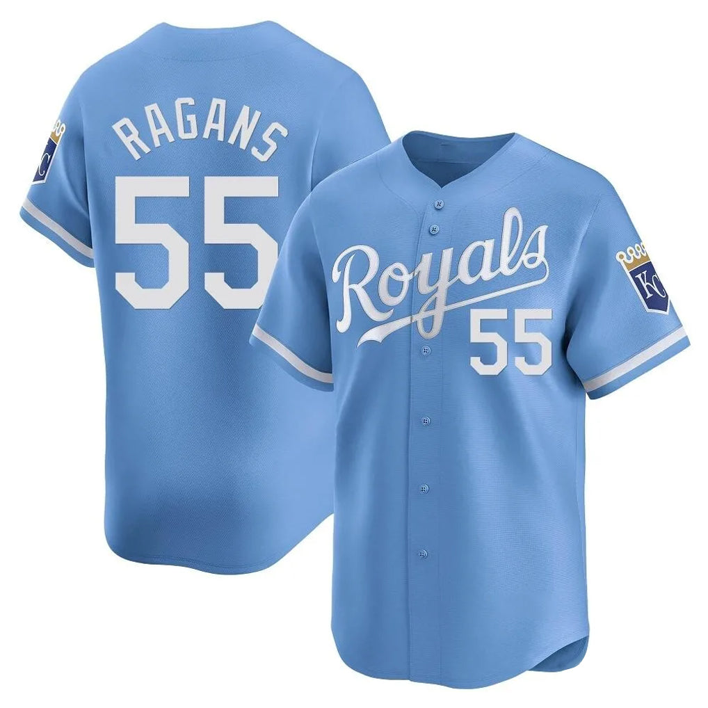 My Store KC.Royals #55 Cole Ragans Player Light Blue Alt Limited Home Stitched Jerseys